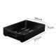 Kitchen Storage Shelf Organizer Under Cabinet Basket Pull Out Sliding Drawer Black